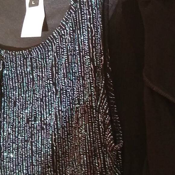 Xscape sparkling Blazer with tank. Vintage. Size L Party - Picture 6 of 8